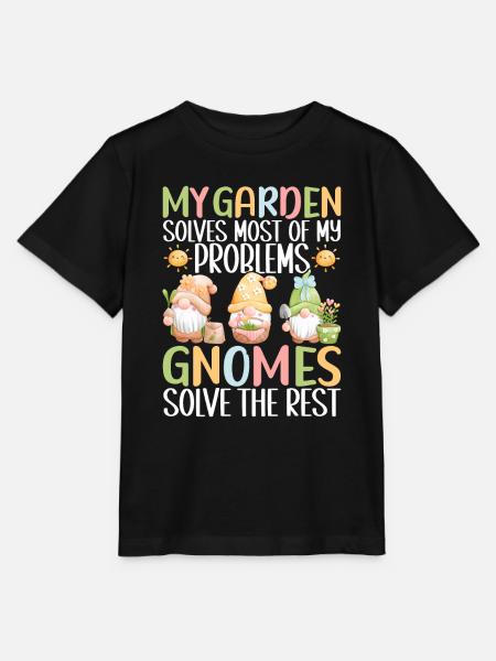 Gartenzwerge Gartenarbeit - Stanley/Stella Kinder T-Shirt MINI CREATOR  - Schwarz