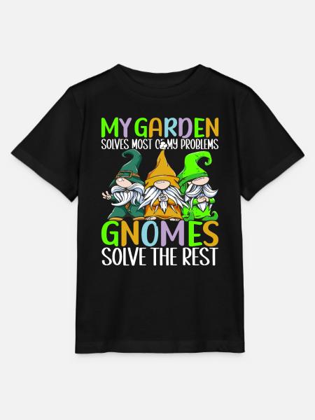 Gartenzwerge Gartenarbeit - Stanley/Stella Kinder T-Shirt MINI CREATOR - Schwarz