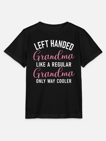Left Handers Gifts - Stanley/Stella Kinder T-Shirt MINI CREATOR - Schwarz