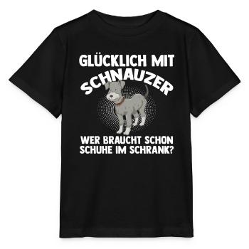 Dog Schnauzer Giant Schnauzer - Stanley/Stella MINI CREATOR Kids’ T-Shirt - black - Front - Mikhail (115cm)