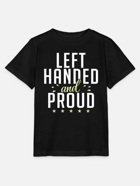 Left Handers Gifts - Stanley/Stella Kinder T-Shirt MINI CREATOR - Schwarz