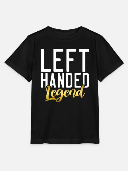 Left Handers Gifts - Stanley/Stella Kinder T-Shirt MINI CREATOR - Schwarz