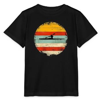 Canadian Canoe 3 - Stanley/Stella Kinder T-Shirt MINI CREATOR  - Schwarz - Vorne - Mikhail (115cm)