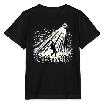 Poetry Slam Writer Poet Literature Slam Poetry Day - Stanley/Stella MINI CREATOR Kids’ T-Shirt - black - Front - Mikhail (115cm)