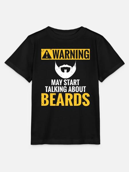 Giftidea Beard Men - Stanley/Stella Kinder T-Shirt MINI CREATOR - Schwarz