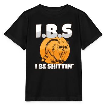 Sensibilisation au SCI raton laveur Je suis une blague sur les toilettes de Shittin - T-shirt bio MINI CREATOR Stanley/Stella Enfant - noir - Devant - Mikhail (115cm)