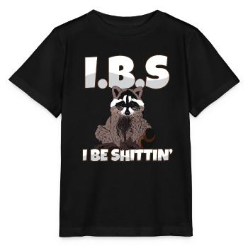 Sensibilisation au SCI raton laveur Je suis une blague sur les toilettes de Shittin - T-shirt bio MINI CREATOR Stanley/Stella Enfant - noir - Devant - Mikhail (115cm)