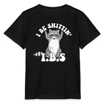 Sensibilisation au SCI raton laveur Je suis une blague sur les toilettes de Shittin - T-shirt bio MINI CREATOR Stanley/Stella Enfant - noir - Devant - Mikhail (115cm)