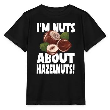 Lustiges Haselnuss Shirt - Stanley/Stella Kinder T-Shirt MINI CREATOR  - Schwarz - Vorne - Mikhail (115cm)