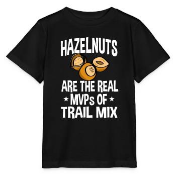 Haselnuss Spruch - Stanley/Stella Kinder T-Shirt MINI CREATOR  - Schwarz - Vorne - Mikhail (115cm)