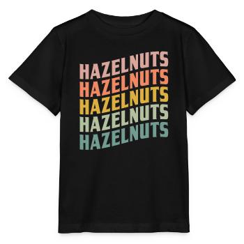 Haselnüsse - Stanley/Stella Kinder T-Shirt MINI CREATOR  - Schwarz - Vorne - Mikhail (115cm)