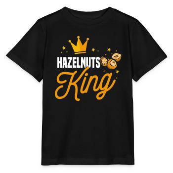 Roi des noisettes - T-shirt bio MINI CREATOR Stanley/Stella Enfant - noir - Devant - Mikhail (115cm)