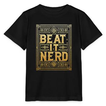 Battez-le Nerd 13 - T-shirt bio MINI CREATOR Stanley/Stella Enfant - noir - Devant - Mikhail (115cm)