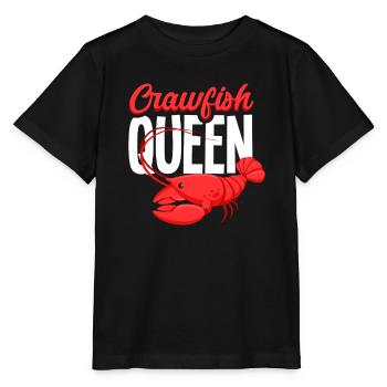 Écrevisses Reine crustacé cadeau - T-shirt bio MINI CREATOR Stanley/Stella Enfant - noir - Devant - Mikhail (115cm)