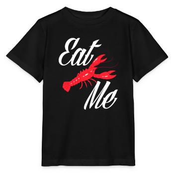 Les écrevisses me mangent - T-shirt bio MINI CREATOR Stanley/Stella Enfant - noir - Devant - Mikhail (115cm)