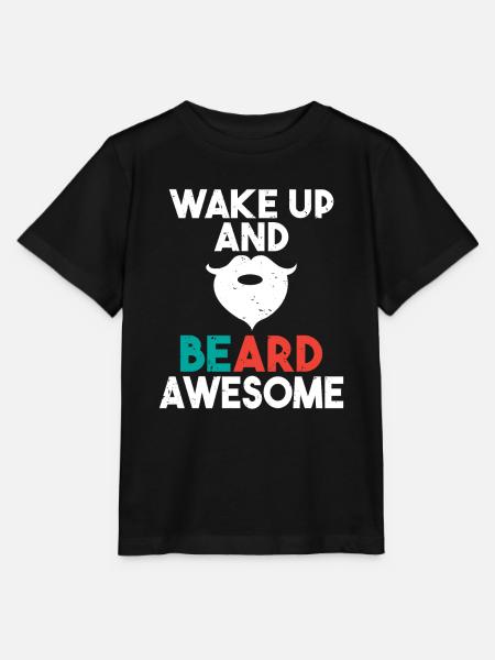 Giftidea Beard Men - Stanley/Stella Kinder T-Shirt MINI CREATOR  - Schwarz