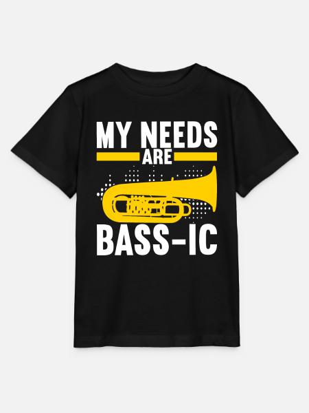 Tuba Tubist - Stanley/Stella Kinder T-Shirt MINI CREATOR - Schwarz