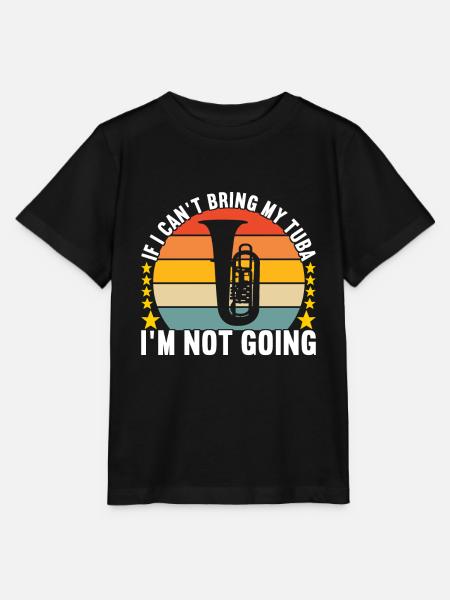 Tuba Tubist - Stanley/Stella Kinder T-Shirt MINI CREATOR - Schwarz