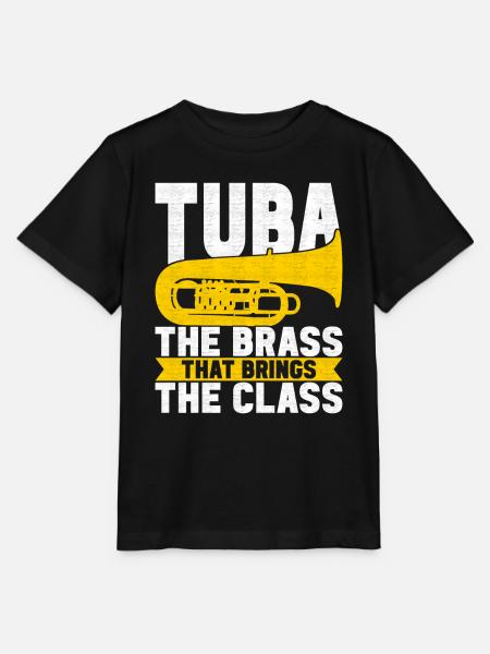 Tuba Tubist - Stanley/Stella Kinder T-Shirt MINI CREATOR  - Schwarz
