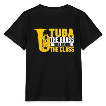Tuba Tubist - Stanley/Stella MINI CREATOR Kids’ T-Shirt - black - Front - Mikhail (115cm)