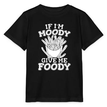 frites frites drôle - T-shirt bio MINI CREATOR Stanley/Stella Enfant - noir - Devant - Mikhail (115cm)