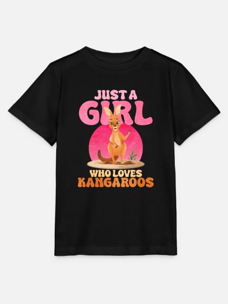 känguru - Stanley/Stella Kinder T-Shirt MINI CREATOR  - Schwarz