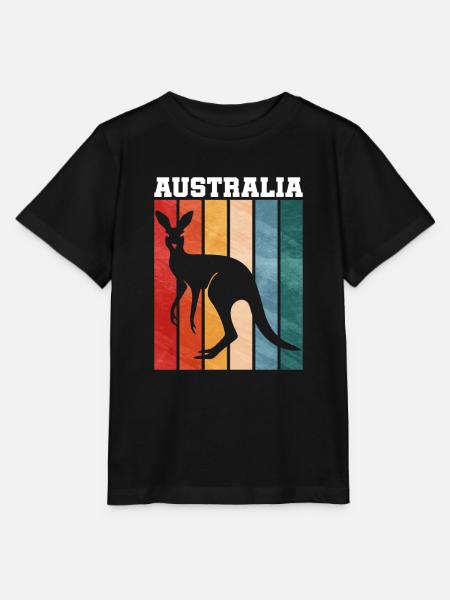 känguru - Stanley/Stella Kinder T-Shirt MINI CREATOR  - Schwarz