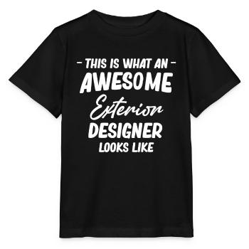 So Sieht Ein Großartiger Exterieur-designer Aus - Stanley/Stella Kinder T-Shirt MINI CREATOR  - Schwarz - Vorne - Mikhail (115cm)