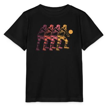 Volley-ball Volley-ball - T-shirt bio MINI CREATOR Stanley/Stella Enfant - noir - Devant - Mikhail (115cm)