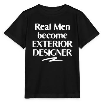 Echte Männer Werden Zu Außengestaltern - Stanley/Stella Kinder T-Shirt MINI CREATOR  - Schwarz - Vorne - Mikhail (115cm)
