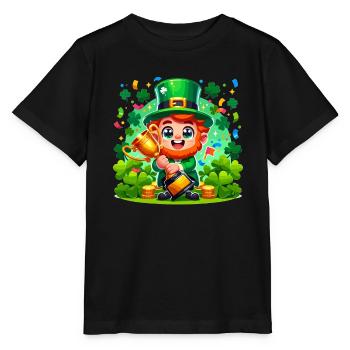 Irish Dancing Ireland Outfit Irish Music - Stanley/Stella Kinder T-Shirt MINI CREATOR  - Schwarz - Vorne - Mikhail (115cm)
