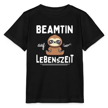 Fonctionnaire à vie - T-shirt bio MINI CREATOR Stanley/Stella Enfant - noir - Devant - Mikhail (115cm)