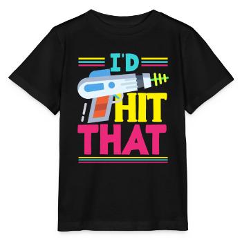 Laser tag d’intérieur tenue de fête laser tag - T-shirt bio MINI CREATOR Stanley/Stella Enfant - noir - Devant - Mikhail (115cm)