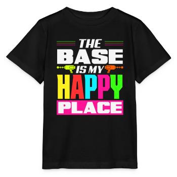 Indoor laser tag party outfit laser tag - Stanley/Stella MINI CREATOR Kids’ T-Shirt - black - Front - Mikhail (115cm)