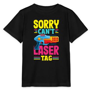 Laser tag d’intérieur tenue de fête laser tag - T-shirt bio MINI CREATOR Stanley/Stella Enfant - noir - Devant - Mikhail (115cm)