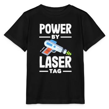 Laser tag d’intérieur tenue de fête laser tag - T-shirt bio MINI CREATOR Stanley/Stella Enfant - noir - Devant - Mikhail (115cm)