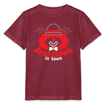 Meilleur clown de la ville Carnaval Carnaval - T-shirt bio MINI CREATOR Stanley/Stella Enfant - bordeaux - Devant - Kain (125cm)