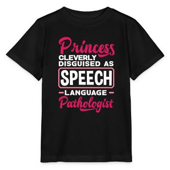 Orthophoniste, orthophoniste, orthophoniste - T-shirt bio MINI CREATOR Stanley/Stella Enfant - noir - Devant - Mikhail (115cm)
