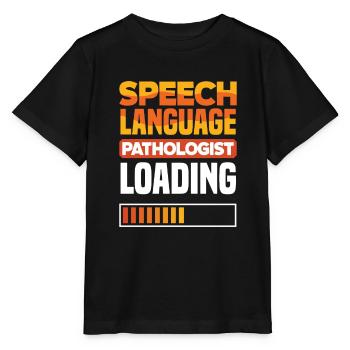 Orthophoniste, orthophoniste, orthophoniste - T-shirt bio MINI CREATOR Stanley/Stella Enfant - noir - Devant - Mikhail (115cm)