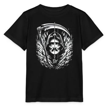 Edgar Allan Poe Fan, Klassische Literatur, - Stanley/Stella Kinder T-Shirt MINI CREATOR  - Schwarz - Vorne - Mikhail (115cm)