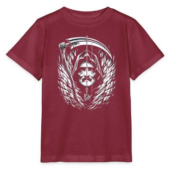 Edgar Allan Poe Fan, Classic Literature, - Stanley/Stella MINI CREATOR Kids’ T-Shirt - burgundy - Front - Kain (125cm)