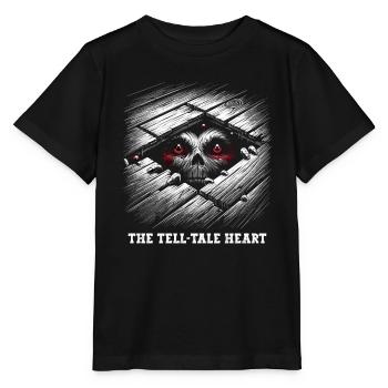 Edgar Allan Poe Fan, Klassische Literatur, - Stanley/Stella Kinder T-Shirt MINI CREATOR  - Schwarz - Vorne - Mikhail (115cm)