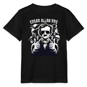 Edgar Allan Poe Fan, Klassische Literatur, - Stanley/Stella Kinder T-Shirt MINI CREATOR  - Schwarz - Vorne - Mikhail (115cm)