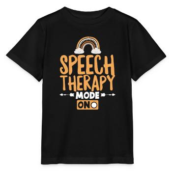 Speech therapist, speech therapist, speech therapist - Stanley/Stella MINI CREATOR Kids’ T-Shirt - black - Front - Mikhail (115cm)
