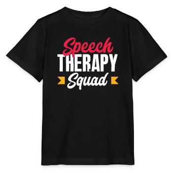 Orthophoniste, orthophoniste, orthophoniste - T-shirt bio MINI CREATOR Stanley/Stella Enfant - noir - Devant - Mikhail (115cm)