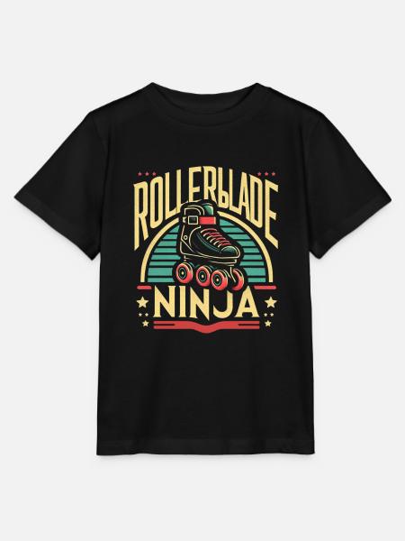 Rollerblade Ninja 8 - Stanley/Stella Kinder T-Shirt MINI CREATOR - Schwarz