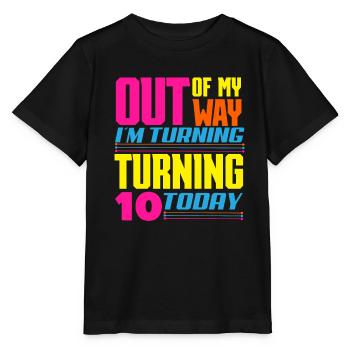 Lasertag-geburtstagsfeier – Lasertag 10 - Stanley/Stella Kinder T-Shirt MINI CREATOR  - Schwarz - Vorne - Mikhail (115cm)