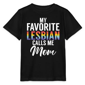 Lesbian Gifts - Stanley/Stella MINI CREATOR Kids’ T-Shirt - black - Front - Mikhail (115cm)