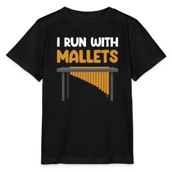 Je cours avec des maillets Marimba Lover Orchestra - T-shirt bio MINI CREATOR Stanley/Stella Enfant - noir - Devant - Mikhail (115cm)