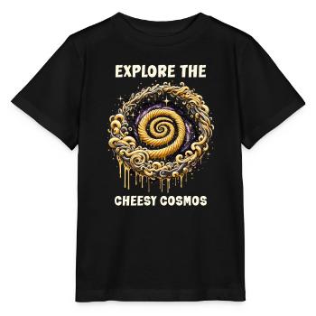 Zone extraterrestre extraterrestre 51 Ufo Space Geek - T-shirt bio MINI CREATOR Stanley/Stella Enfant - noir - Devant - Mikhail (115cm)